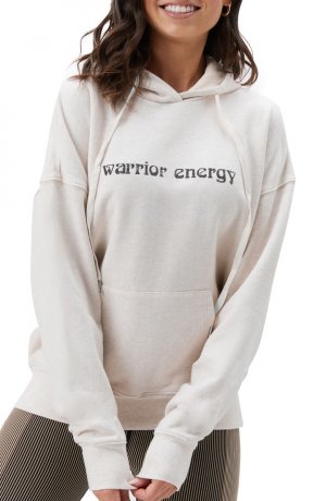Толстовка Warrior Energy Oversize из хлопка с графическим принтом SPIRITUAL GANGSTER