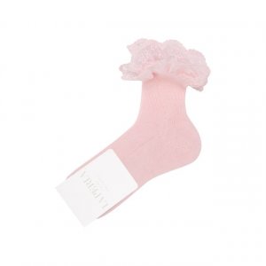 Хлопковые носки La Perla. Цвет: розовый