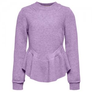 ONLY, пуловер для девочки, Цвет: светло-серый, размер: 146/152 Only. Цвет: серый