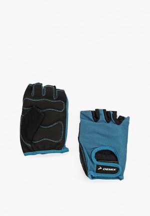 Перчатки для фитнеса Demix. Цвет: синий