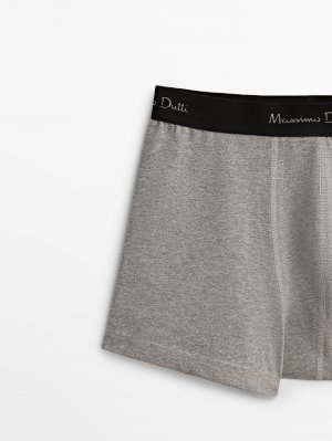 Хлопковые шорты , жемчужно-серый Massimo Dutti