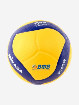Мяч волейбольный MIKASA V200W, Желтый. Цвет: желтый