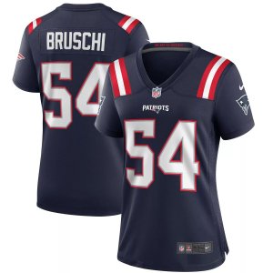 Женская майка Tedy Bruschi темно-синего цвета New England Patriots Game Retired Player Nike