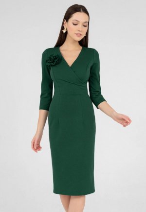 Платье Olivegrey FLAMMY. Цвет: зеленый
