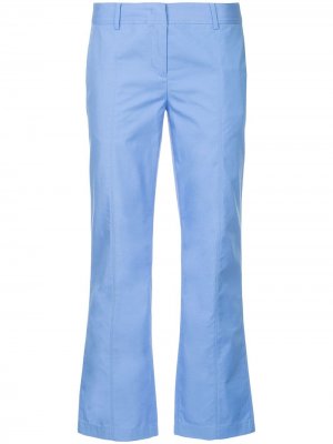 Cropped tailored trousers CK Calvin Klein. Цвет: синий
