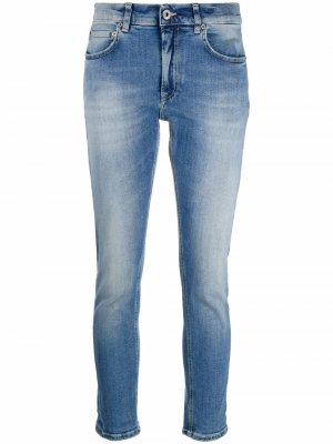 Укороченные джинсы с заниженной талией DONDUP. Цвет: синий