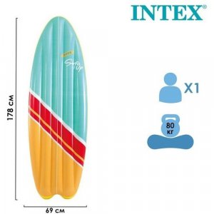 Серьги Intex, мультиколор INTEX. Цвет: микс
