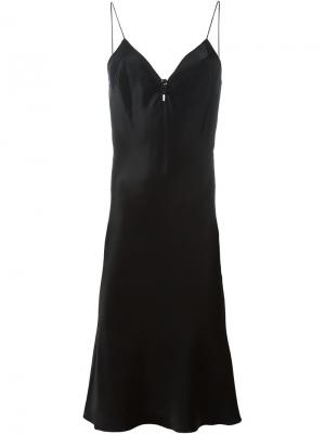 Платье на бретелях John Galliano Vintage. Цвет: чёрный