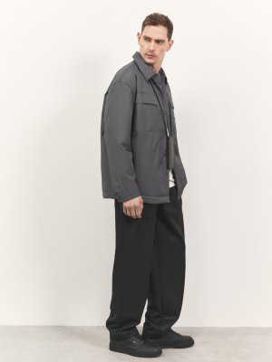 Куртка Гент с накладными карманами GATE31. Цвет: графитовый