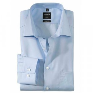 Рубашка , размер 45, голубой OLYMP. Цвет: голубой