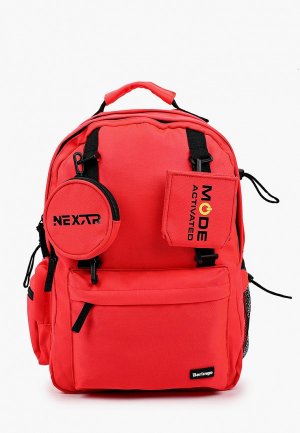 Рюкзак и кошелек Berlingo Discovery neon. Цвет: красный