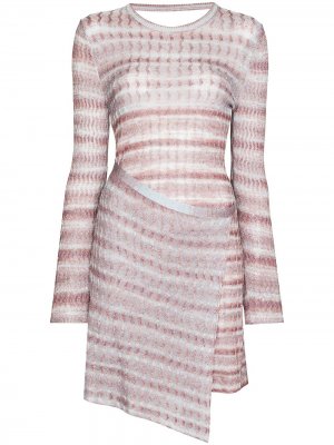 Платье Mirage Eckhaus Latta. Цвет: розовый