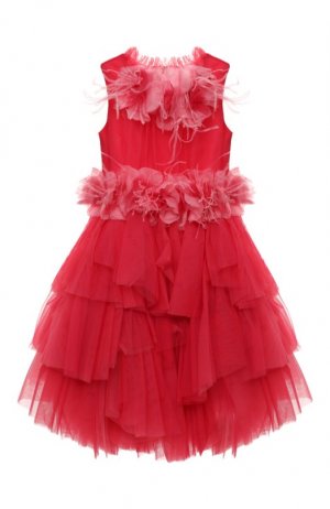 Платье Marchesa Kids Couture. Цвет: розовый