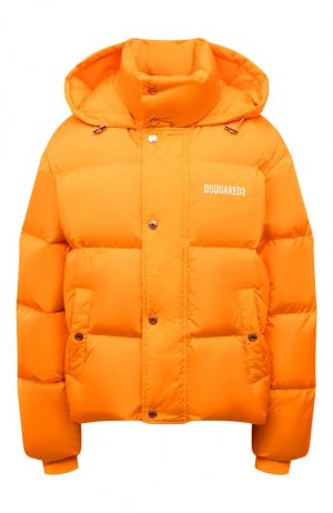 Утепленная куртка Dsquared2. Цвет: оранжевый