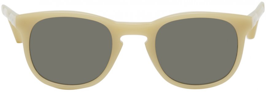 Бежевые солнцезащитные очки Linda Farrow Edition 89 C4 Dries Van Noten