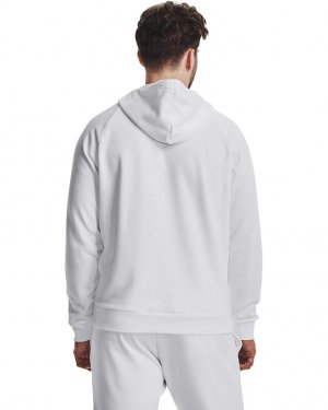 Худи Rival Fleece Hoodie, цвет White/Black Under Armour