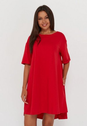 Платье Olemur. Цвет: красный