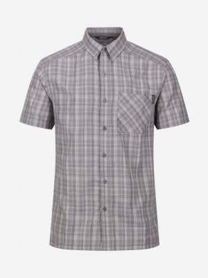 Рубашка с коротким рукавом мужская Kalambo, Серый Regatta. Цвет: серый