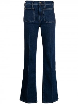 Прямые брюки средней посадки Polo Ralph Lauren. Цвет: синий
