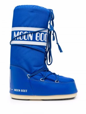 Дутые сапоги Icon Moon Boot. Цвет: синий