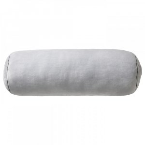 ИКЕА БЛОСКАТА Подушка Браската, цилиндрическая/светло-серая, 80 см IKEA