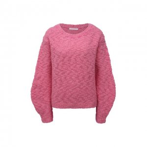 Шерстяной свитер Helmut Lang. Цвет: розовый