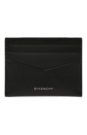 Кожаный футляр для кредитных карт Givenchy. Цвет: чёрный