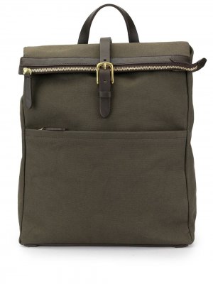 Узкий рюкзак с верхней ручкой Mismo. Цвет: зеленый