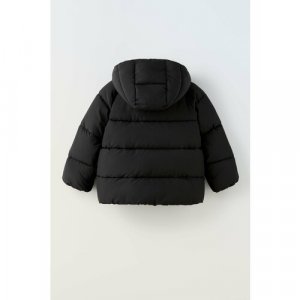 Куртка Zara, размер 13-14 лет (164 cm), черный ZARA. Цвет: черный