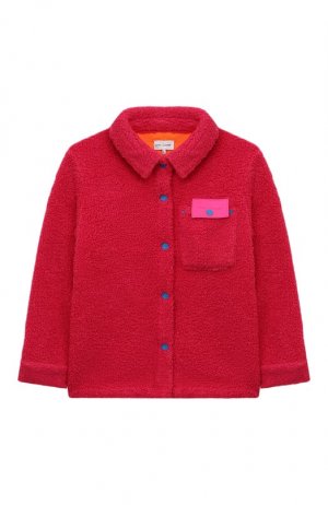 Утепленная куртка-рубашка MARC JACOBS (THE). Цвет: розовый