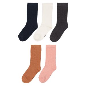 Комплект из пяти пар носков LaRedoute. Цвет: разноцветный