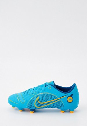 Бутсы Nike JR VAPOR 14 ACADEMY FG/MG. Цвет: голубой