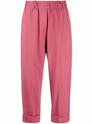 Укороченные брюки Alysi. Цвет: розовый
