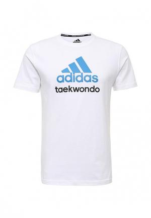 Футболка adidas Combat Community T-Shirt Taekwondo. Цвет: белый