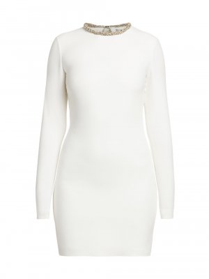 Украшенное коктейльное платье Body-Con , белый Stella McCartney