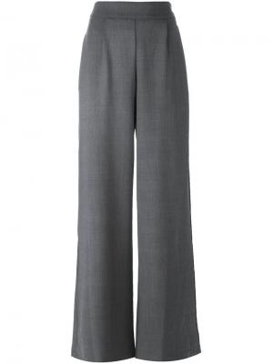 Классические широкие брюки Ultràchic. Цвет: серый