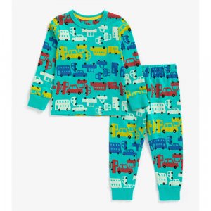 Пижама , размер 122, бирюзовый mothercare. Цвет: бирюзовый