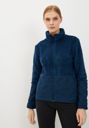 Куртка утепленная Vaude Womens Manukau Fleece Jacket. Цвет: синий