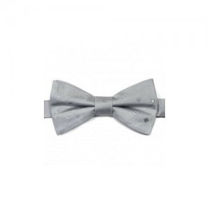 Светлый нарядный галстук-бабочка 818597 Laura Biagiotti. Цвет: серый
