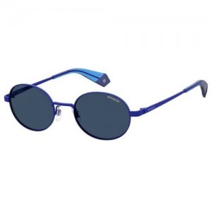 Солнцезащитные очки PLD 6066/S, синий POLAROID. Цвет: синий