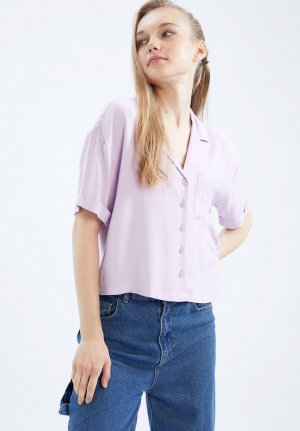 Рубашка , фиолетовый DeFacto
