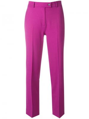 Укороченные брюки Calvin Klein. Цвет: розовый