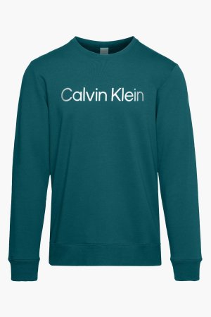 Зелено-стальной свитшот Steel из коллекции одежды для дома , зеленый Calvin Klein