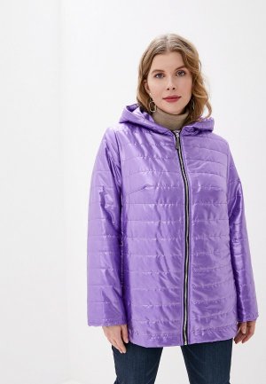 Куртка утепленная Blagof. Цвет: фиолетовый