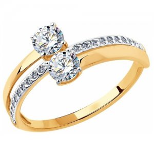 Кольцо из золота 51-110-00724-1 Diamant