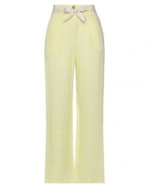 Повседневные брюки KATE BY LALTRAMODA. Цвет: желтый