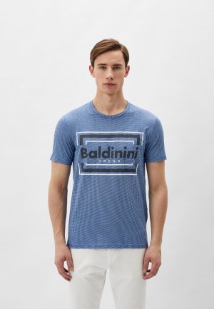 Футболка Baldinini Trend. Цвет: синий