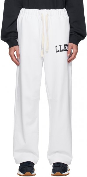 SSENSE Эксклюзивные брюки Off-White со шнуровкой для отдыха Recto