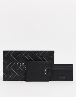 Бумажник и кредитница в подарочном наборе Ted Baker