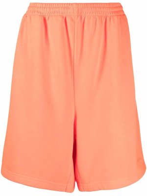 Спортивные шорты Balenciaga. Цвет: оранжевый